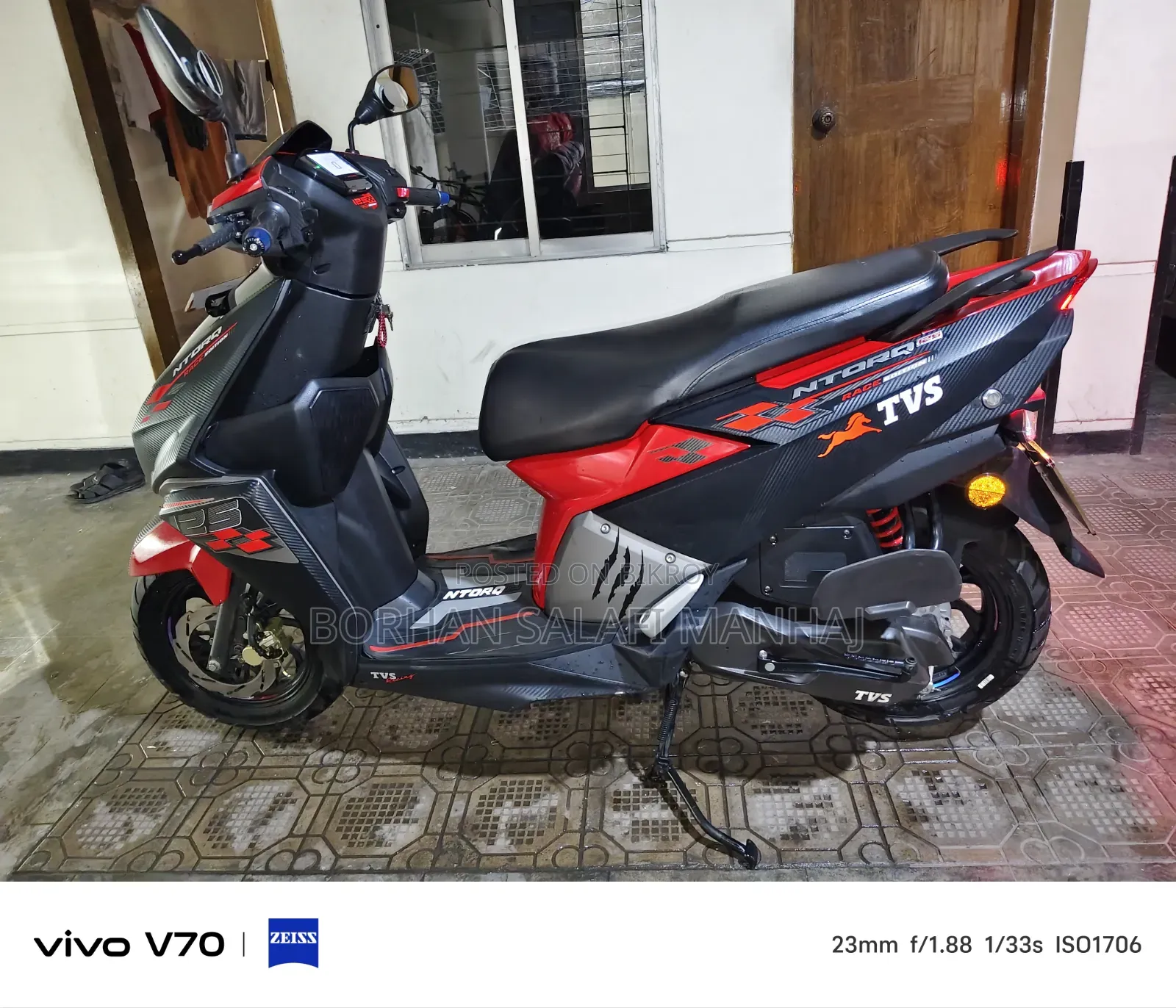 TVS Ntorq 125 2024 Red