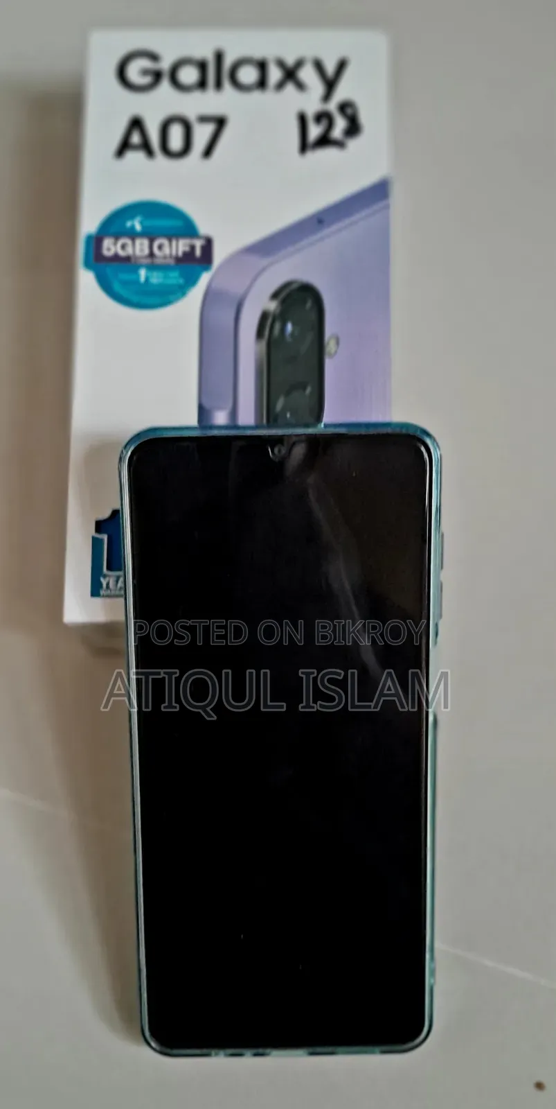 স্যামসাং গ্যালাক্সি এ০৭ ৪জি ১২৮ জিবি পার্পল