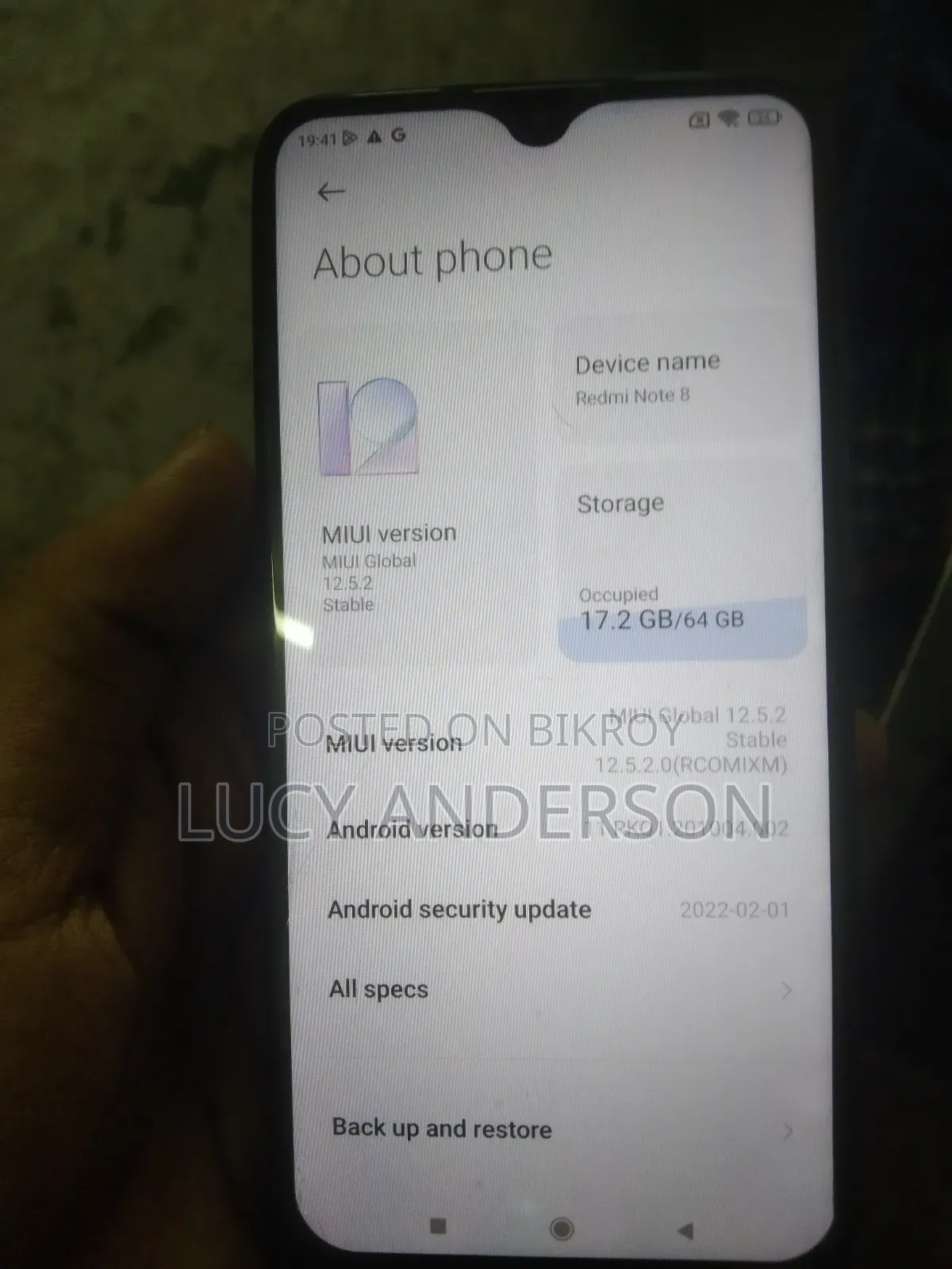 শাওমি রেডমি নোট ৮ ৬৪ জিবি রেড