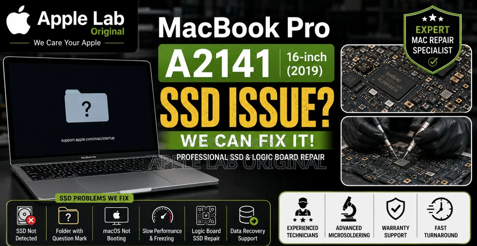 MacBook Pro A2141 SSD Issue Repair | Apple Lab Original