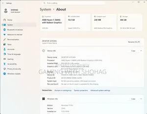 New Desktop Computer Asus 16GB AMD Ryzen 5 SSD 500GB