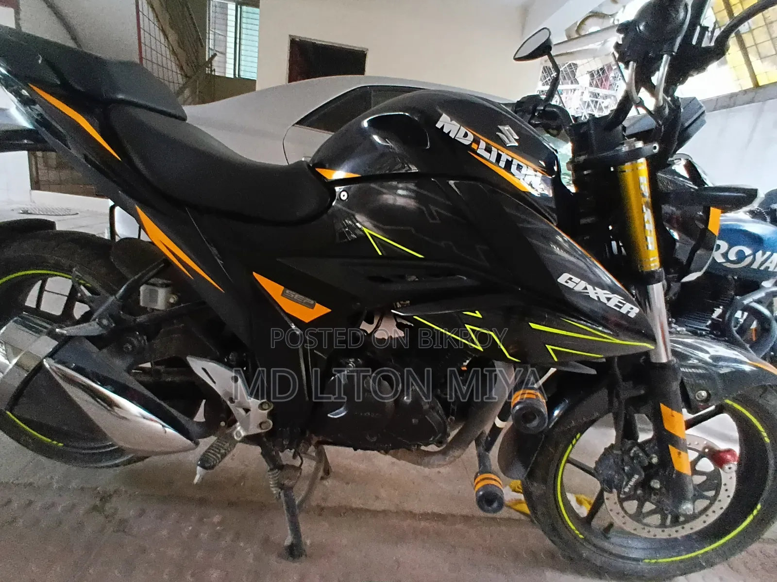 New Suzuki Gixxer 2024 Black