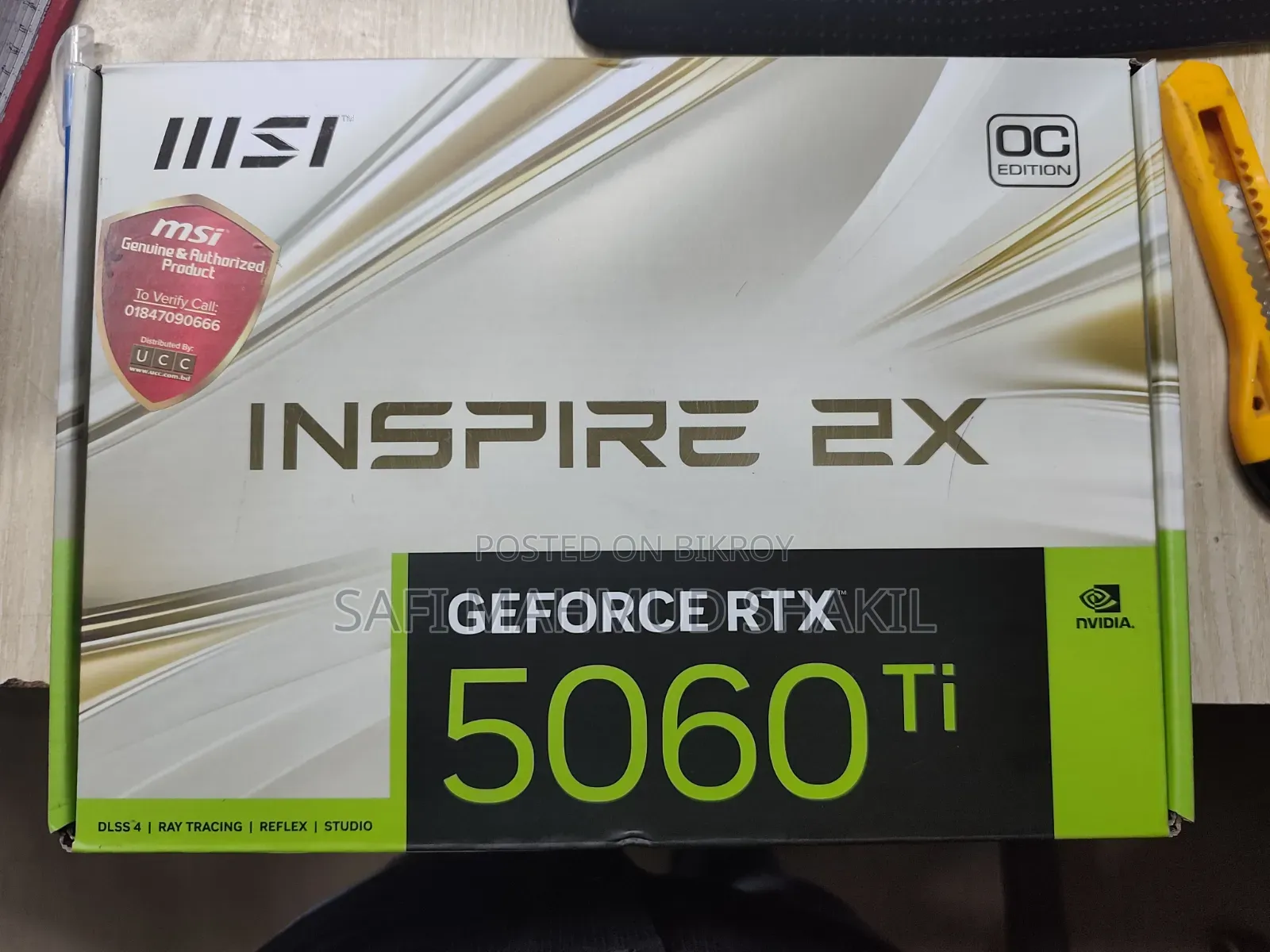 Msi 5060 Ti Graphics Card