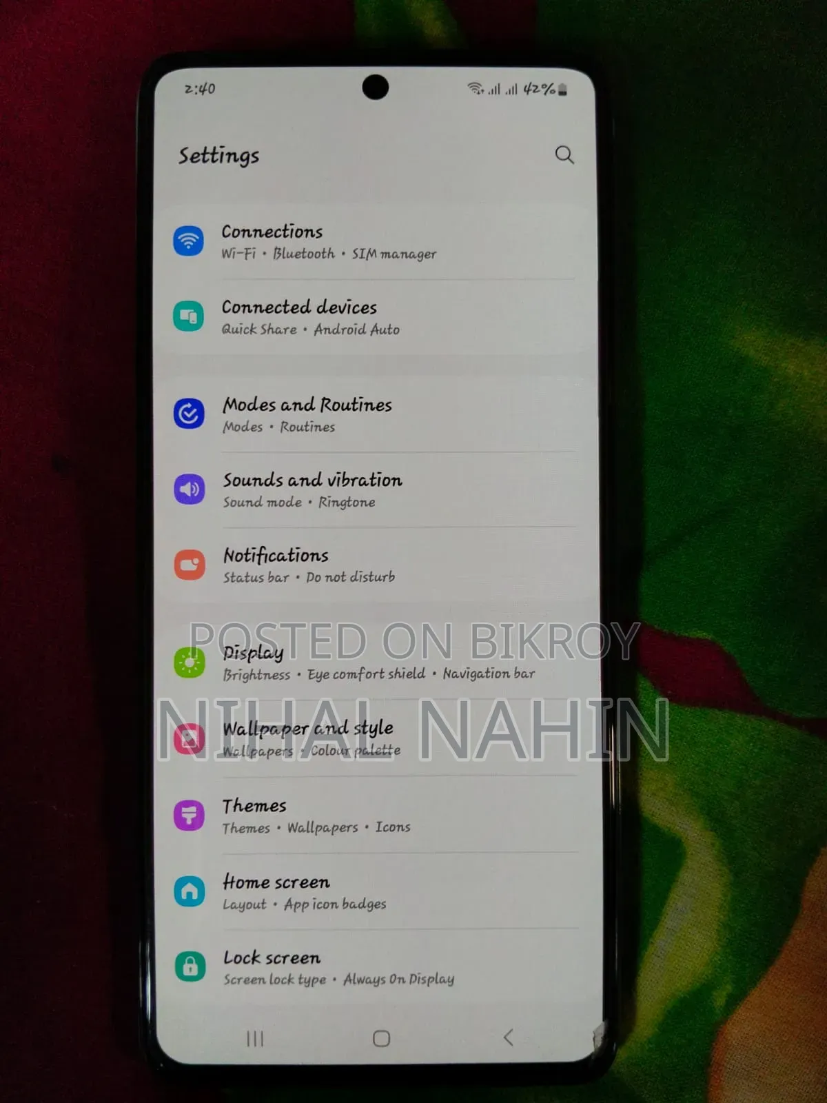 Samsung Galaxy A71 128 GB Blue