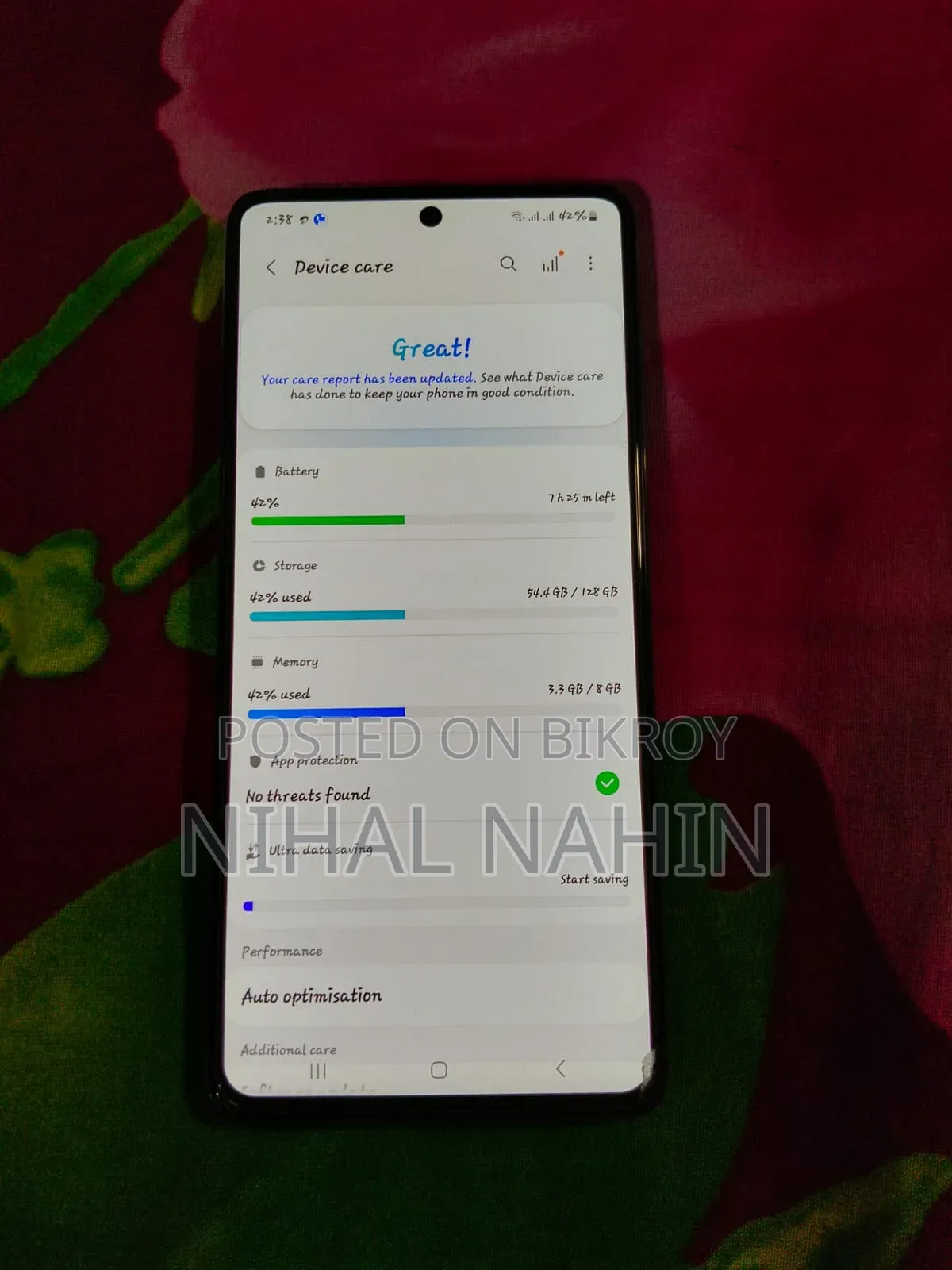 Samsung Galaxy A71 128 GB Blue