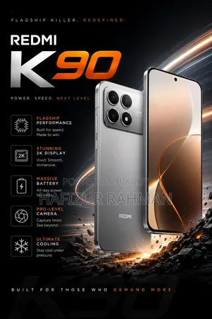 New Xiaomi Redmi K90 256 GB Black
