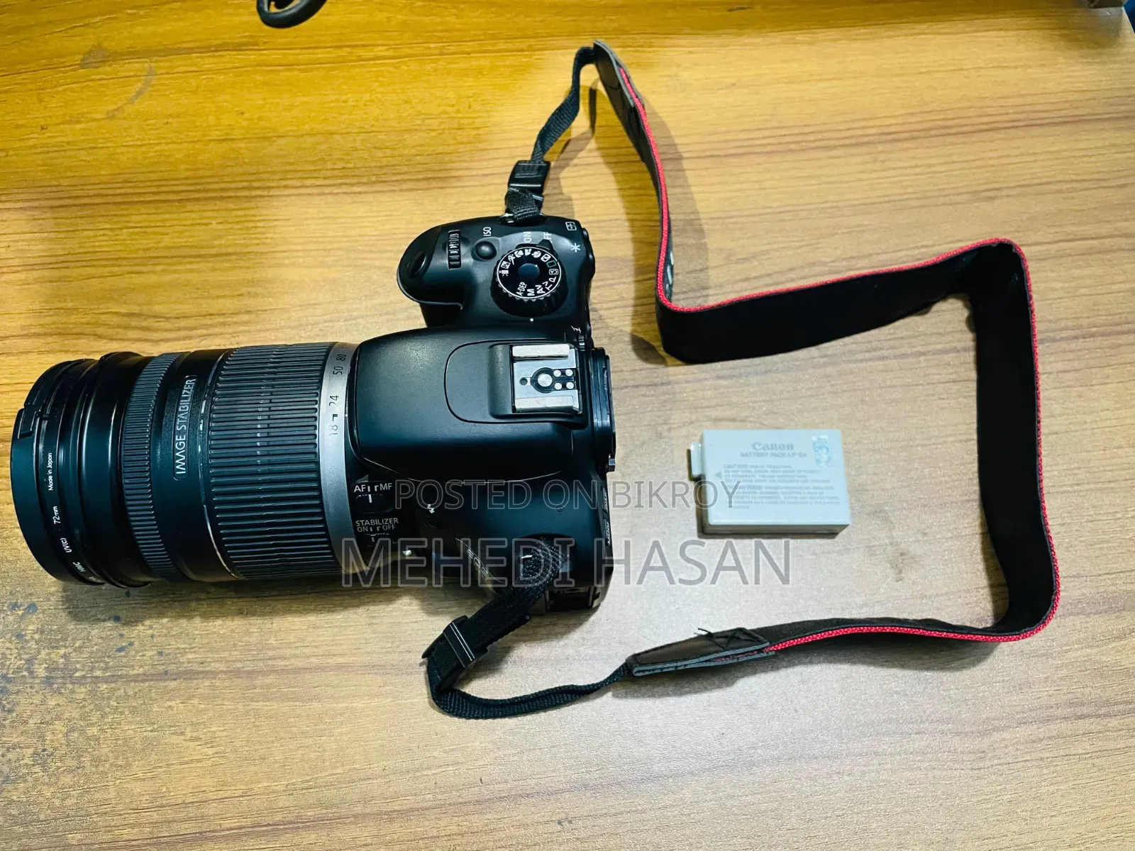 Canon EOS 550D Camera With 18-200mm Zoom Lens (Battery, Charger, Bag)
