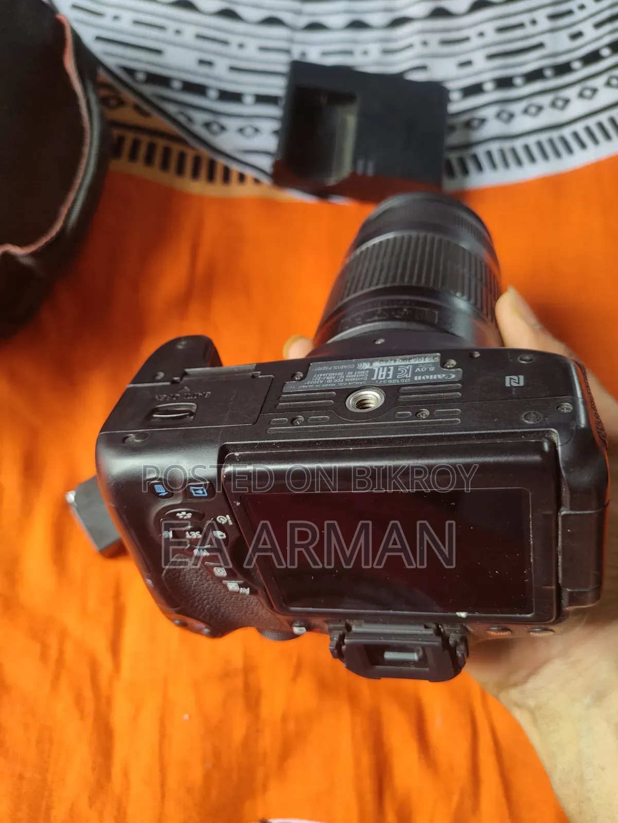 Canon 750D With 55-250mm Zoom Lens