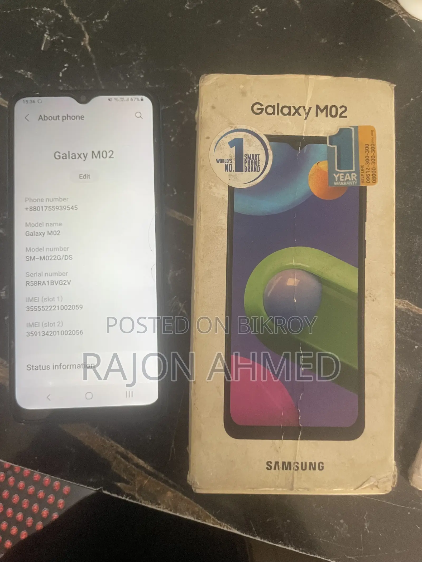 Samsung Galaxy M02 32 GB Blue