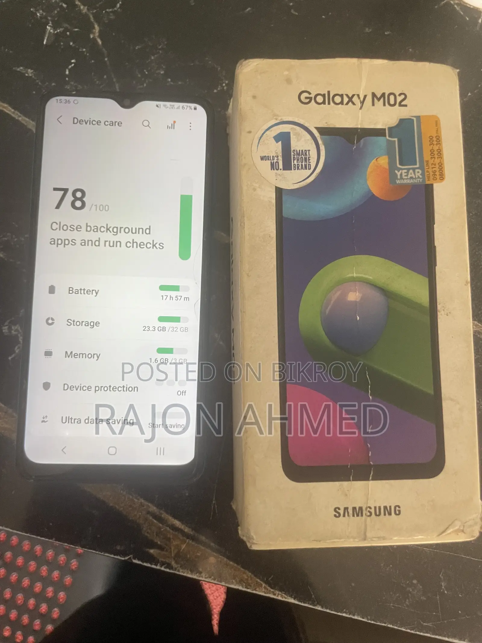 Samsung Galaxy M02 32 GB Blue