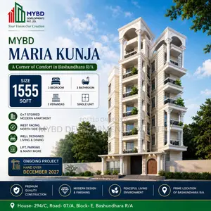 3 Bedroom Apartment in Mybd Maria Kunja, Basundhara for sale