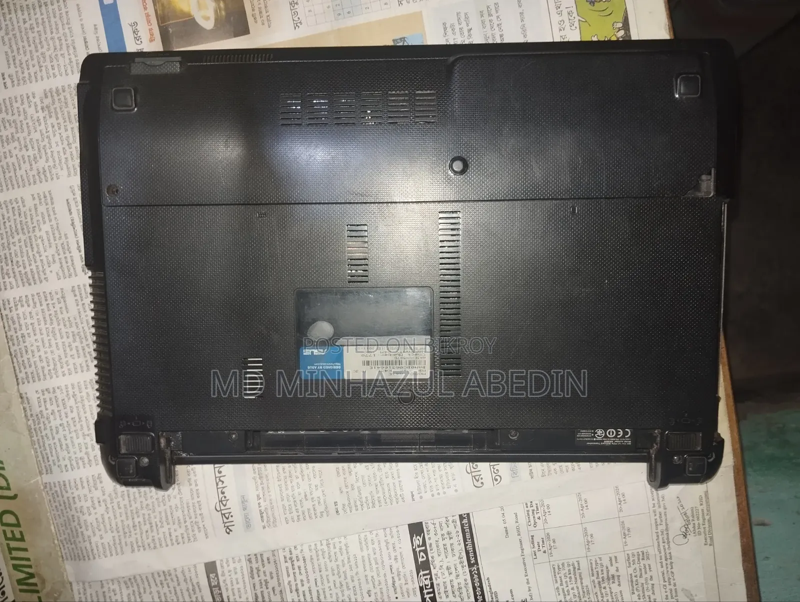 Laptop Asus K43E 4GB Intel Core i5 HDD 500GB