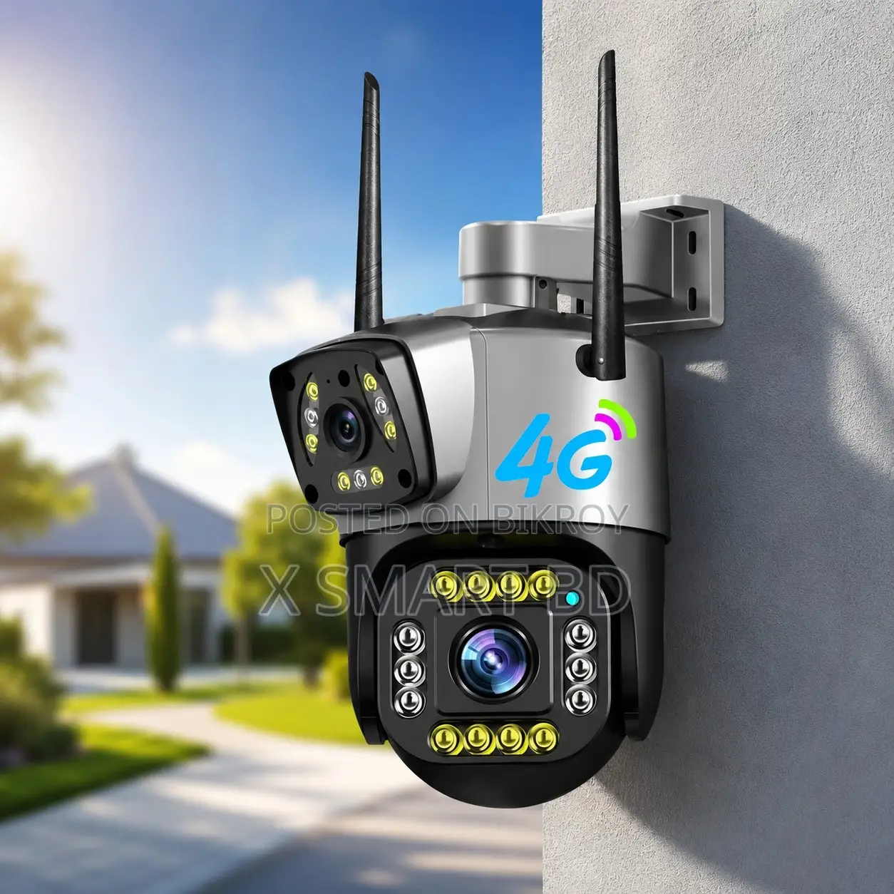 V380 Pro Dual Lens 4G Camera Plus Sim Supported
