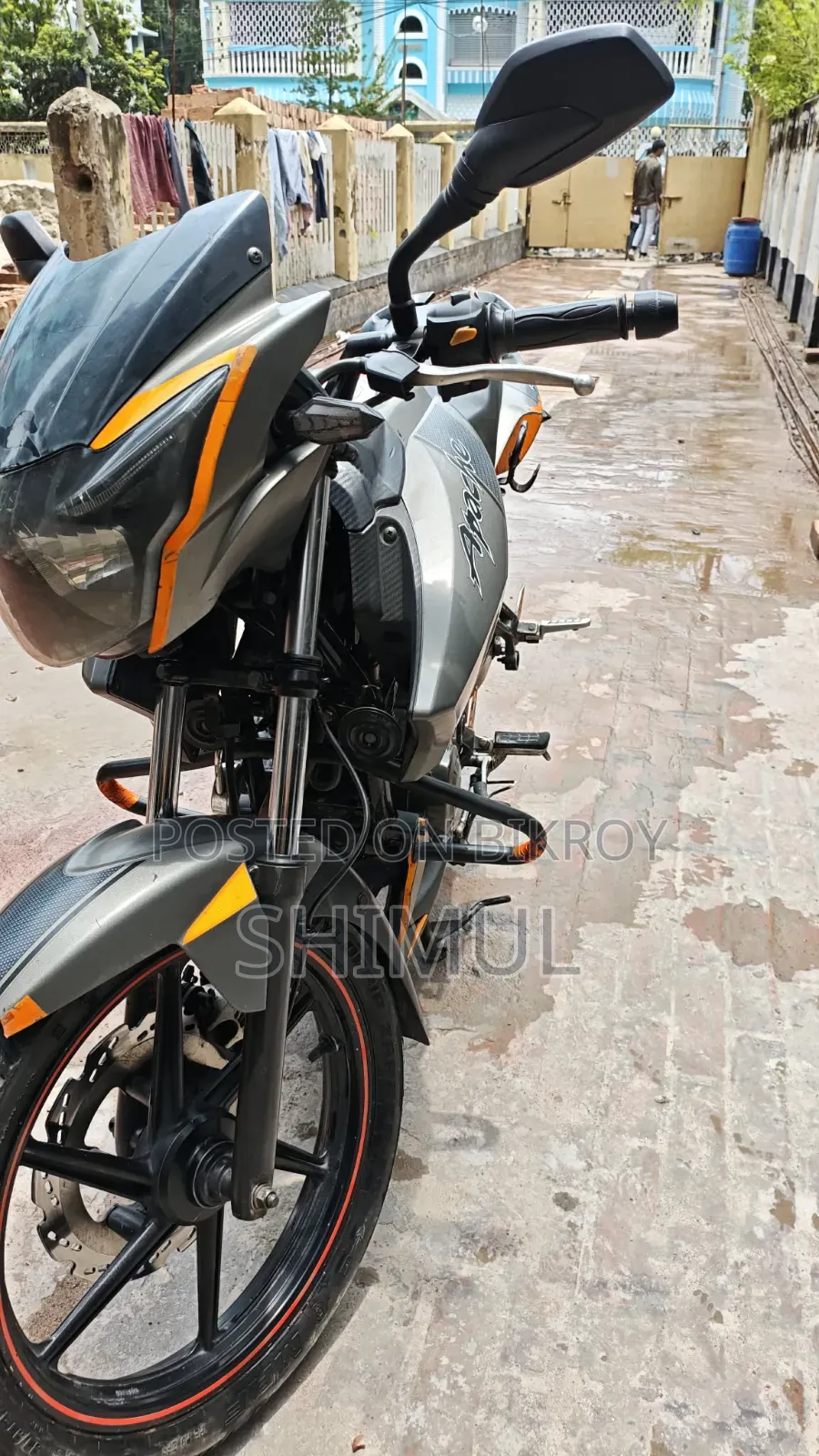 TVS Apache RTR 160 2V 2015 Gray