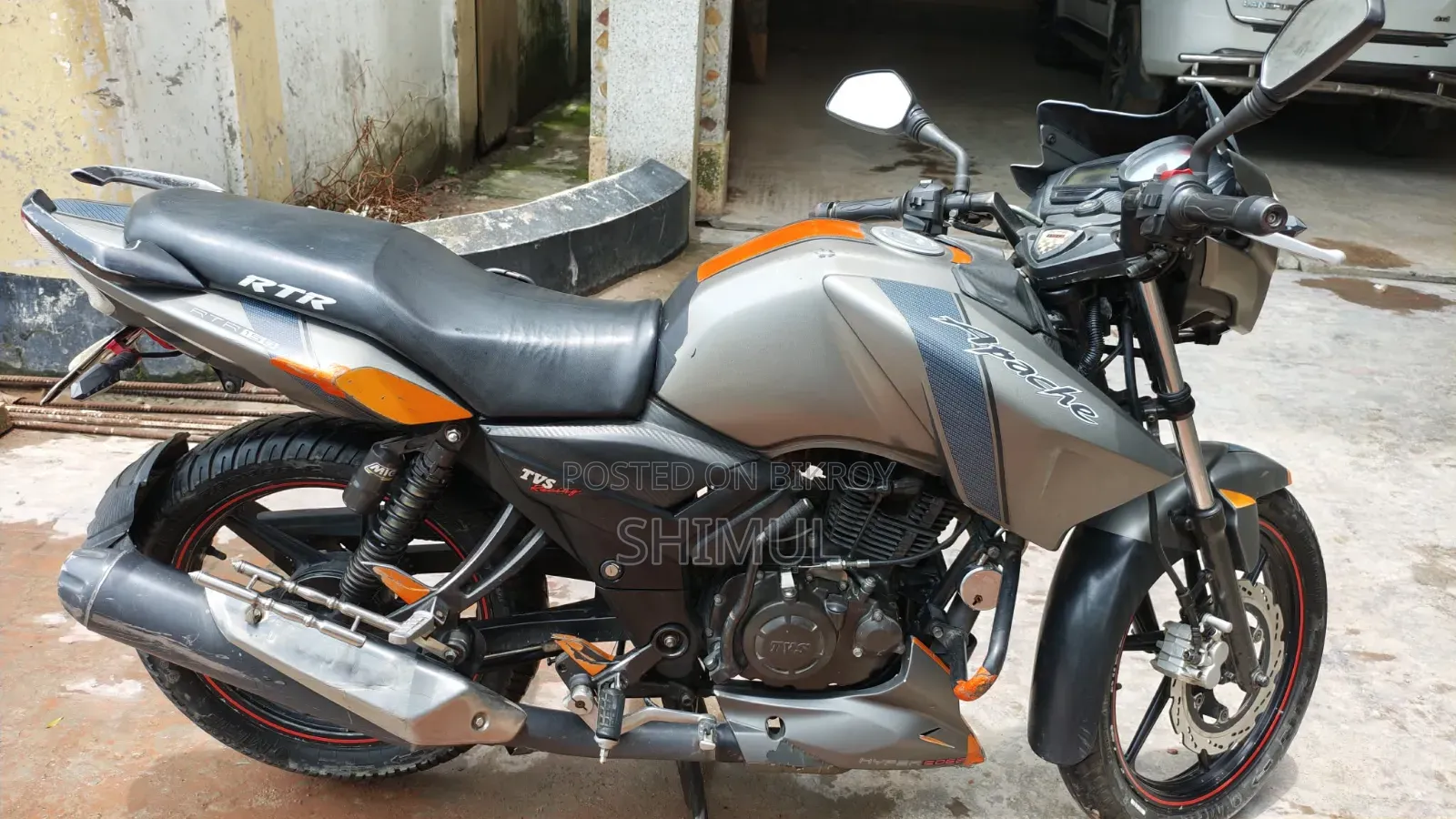 TVS Apache RTR 160 2V 2015 Gray