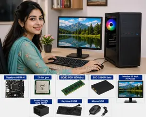 New Desktop Computer Gigabyte 8GB Intel Core i3 SSD 256GB