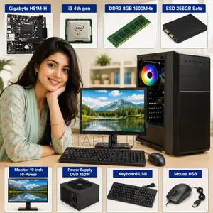 New Desktop Computer Gigabyte 8GB Intel Core i3 SSD 256GB