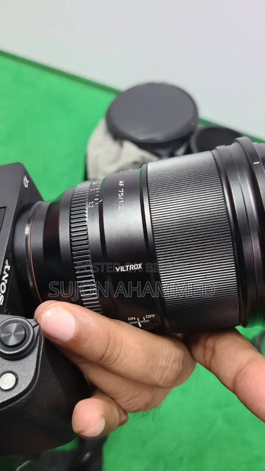 Sony Alpha A6400 With Viltrox 75 Mm 1.2 Af