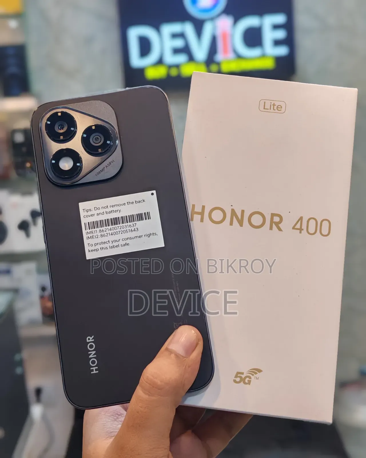 Honor 400 Lite 256 GB Black