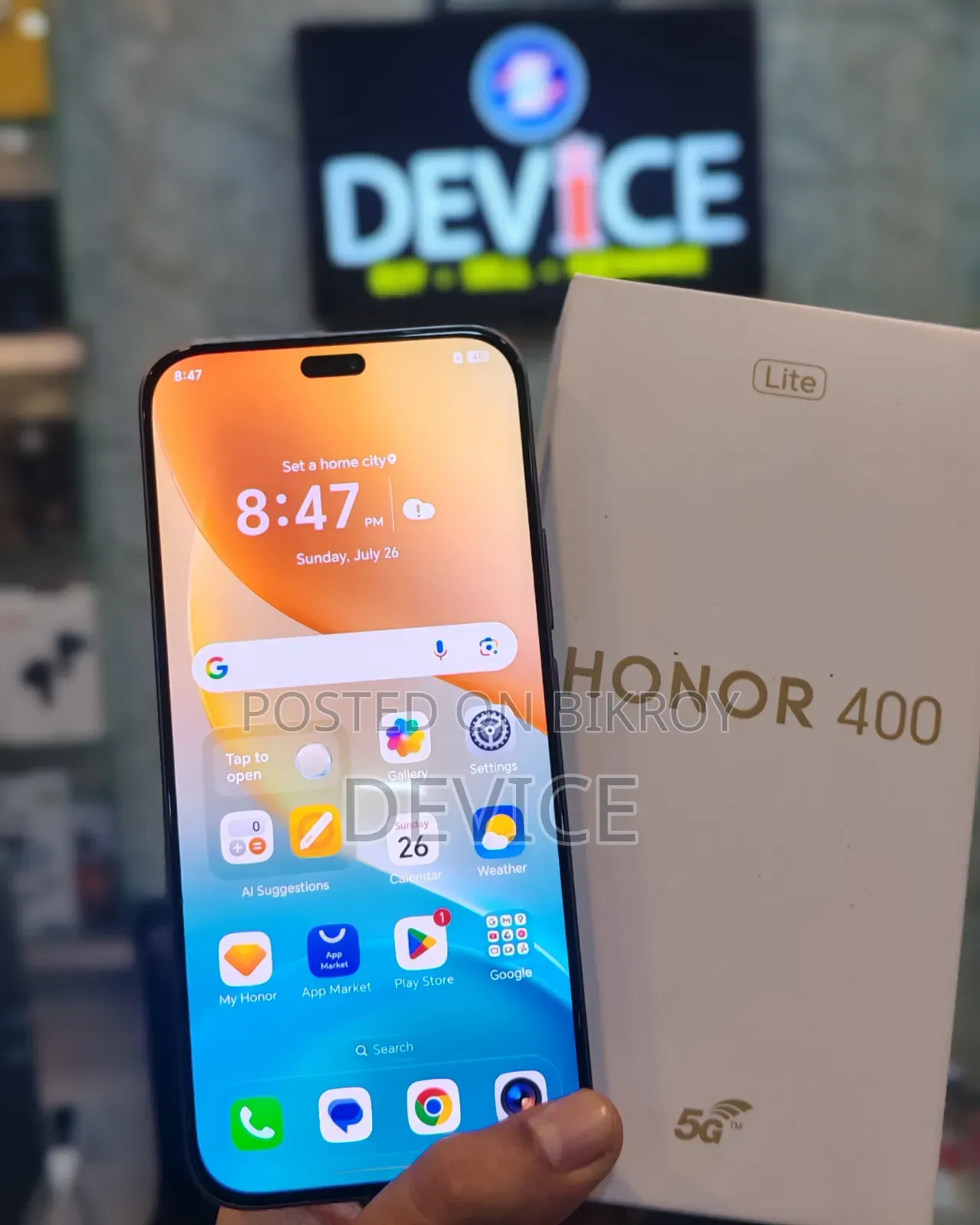 Honor 400 Lite 256 GB Black