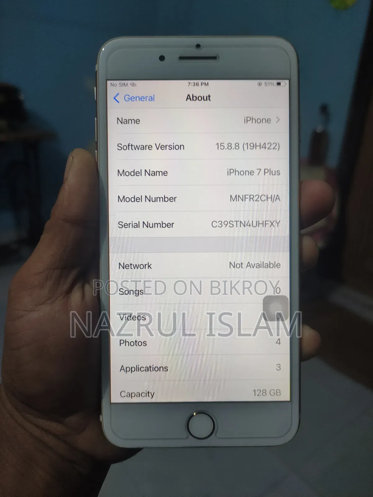 Apple iPhone 7 Plus 128 GB Silver