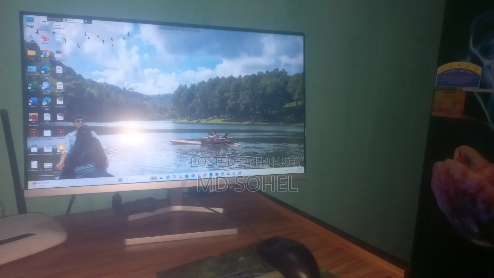 Desktop Computer HP 8GB Intel Core i3 SSD 250GB