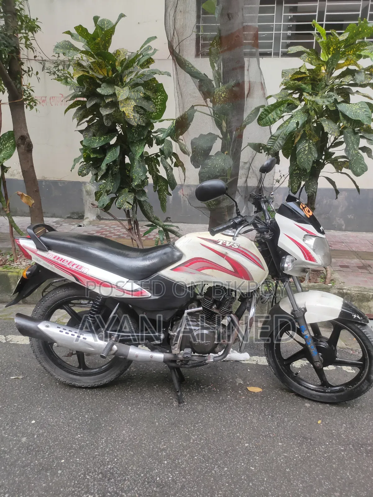 TVS Metro 2014 White