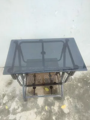Chair and glass table for sale