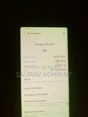 Samsung Galaxy Note 9 128 GB Black