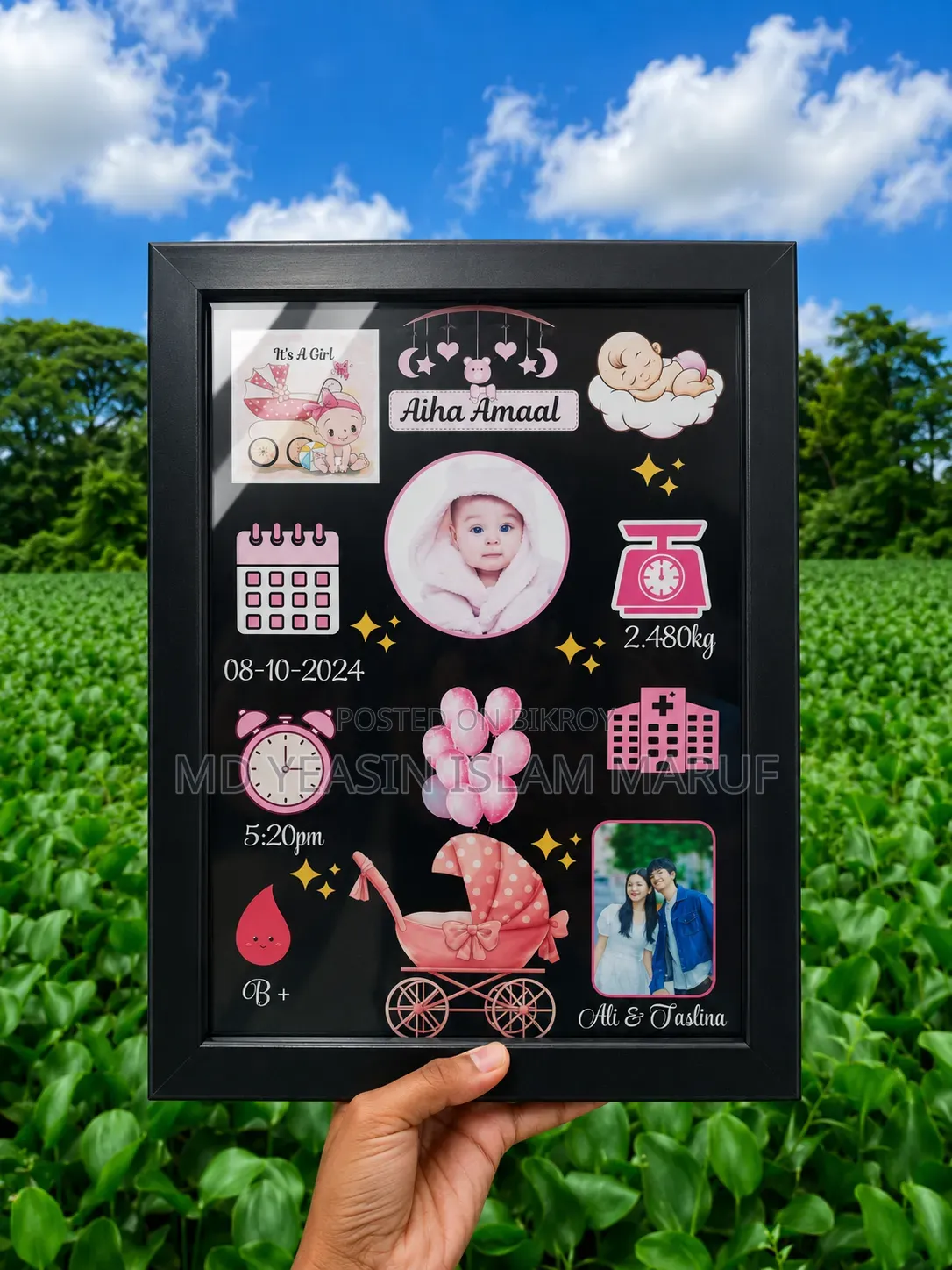 Any special day, make it unforgettable with a beautiful frame!