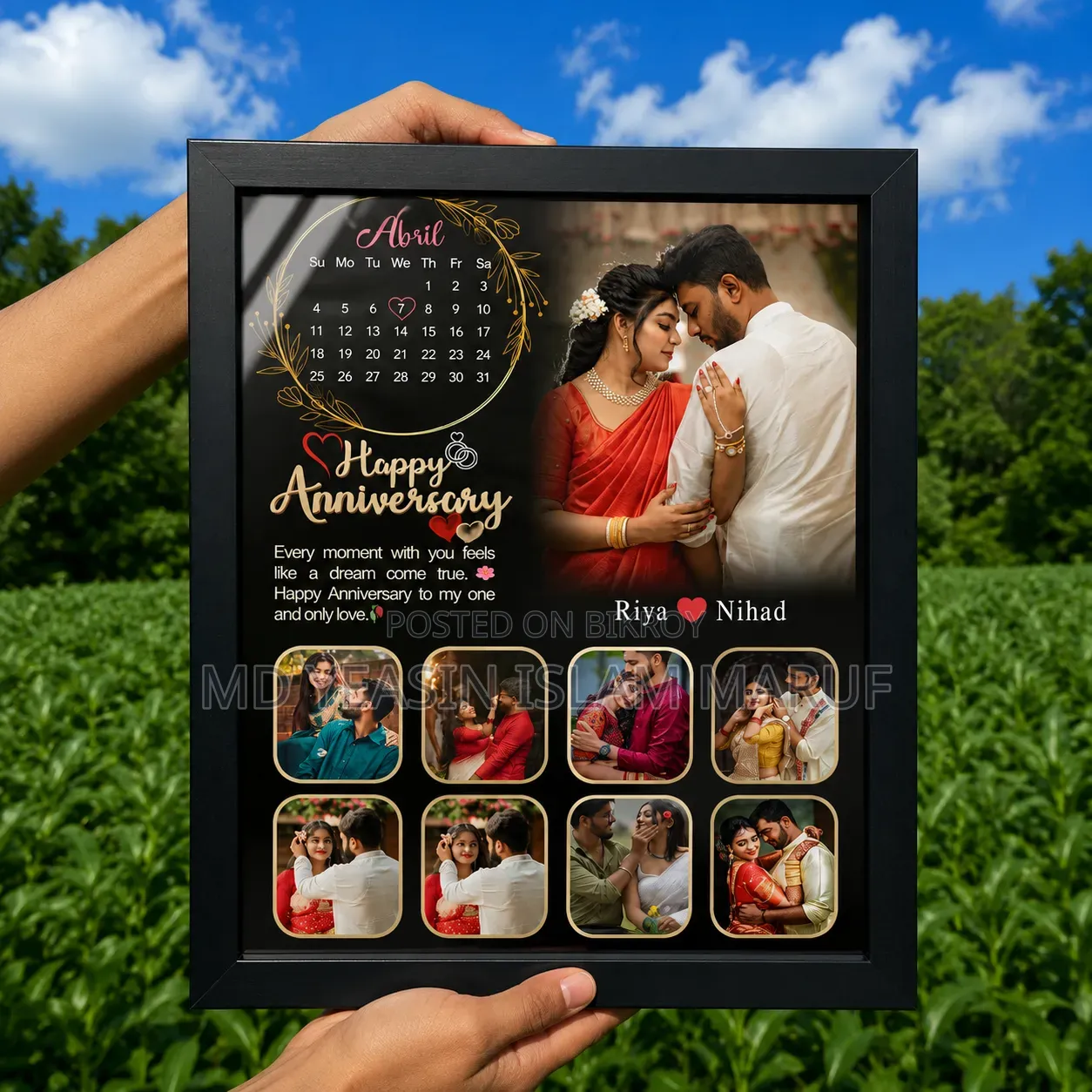 Any special day, make it unforgettable with a beautiful frame!