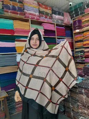 Slub Cotton Print Hijab,