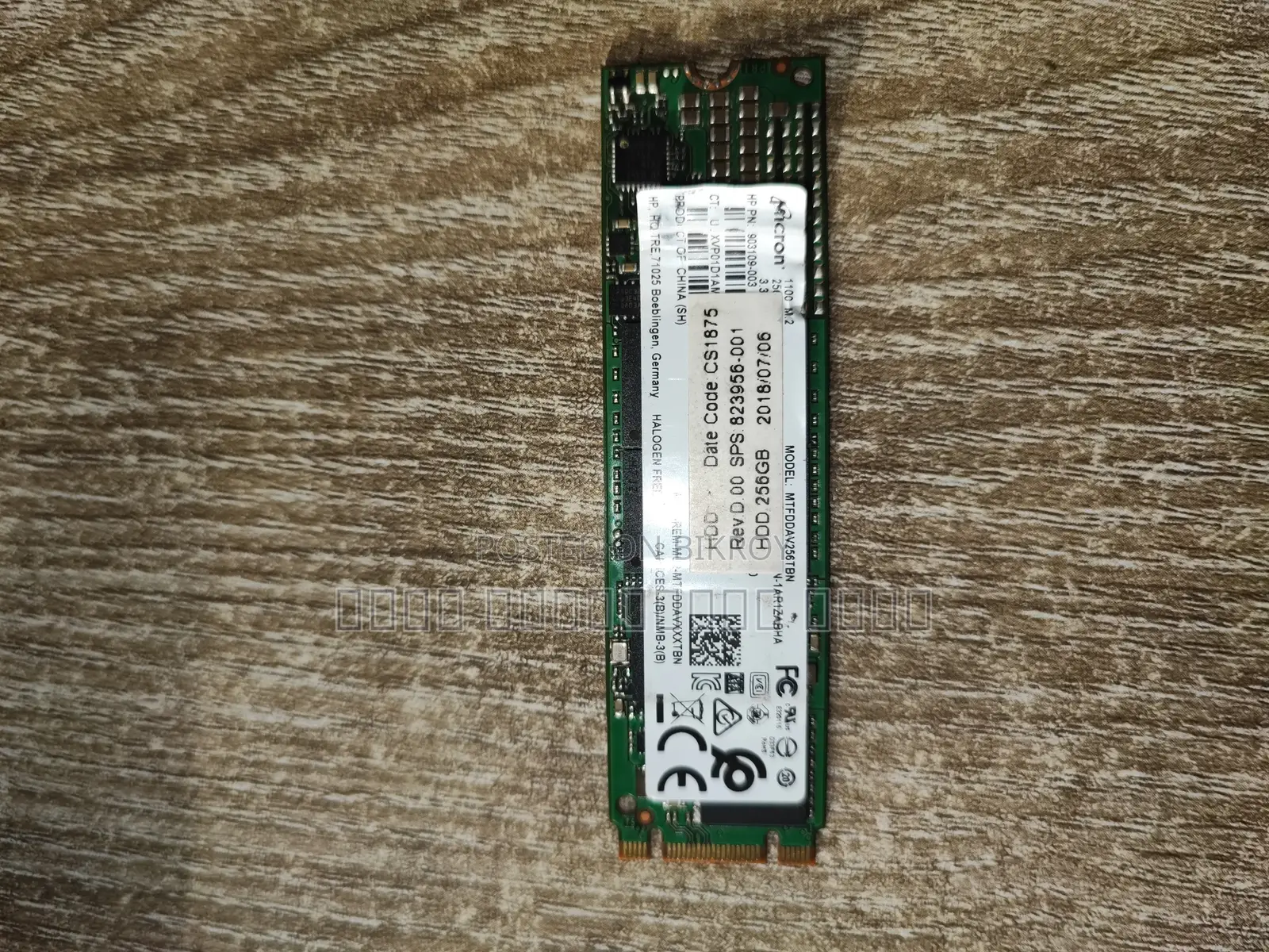 Micron 256GB M.2 NVMe SSD