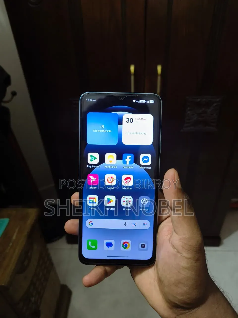 New Itel A100C 64 GB Blue