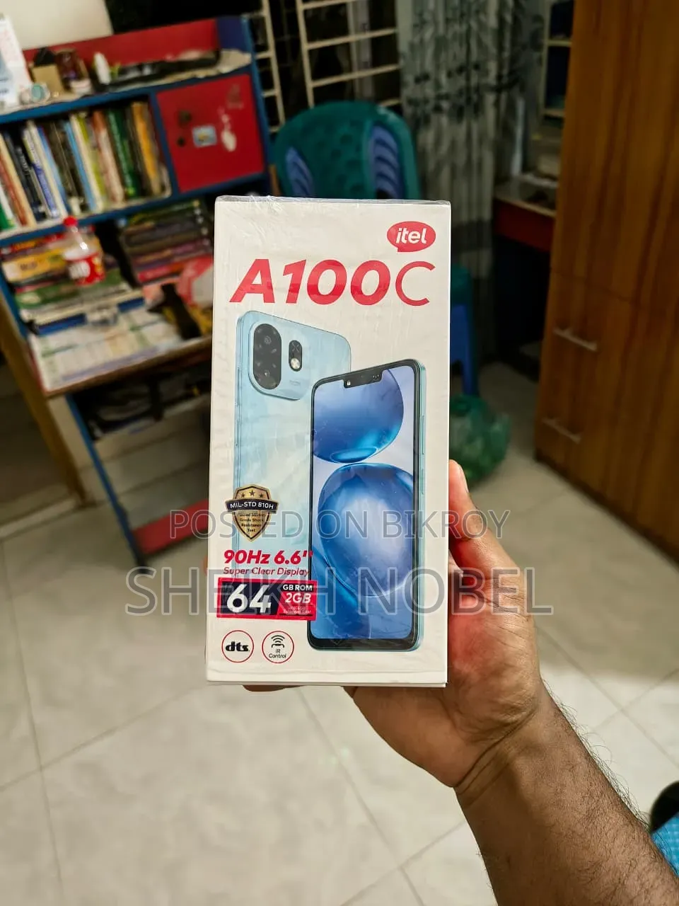 New Itel A100C 64 GB Blue