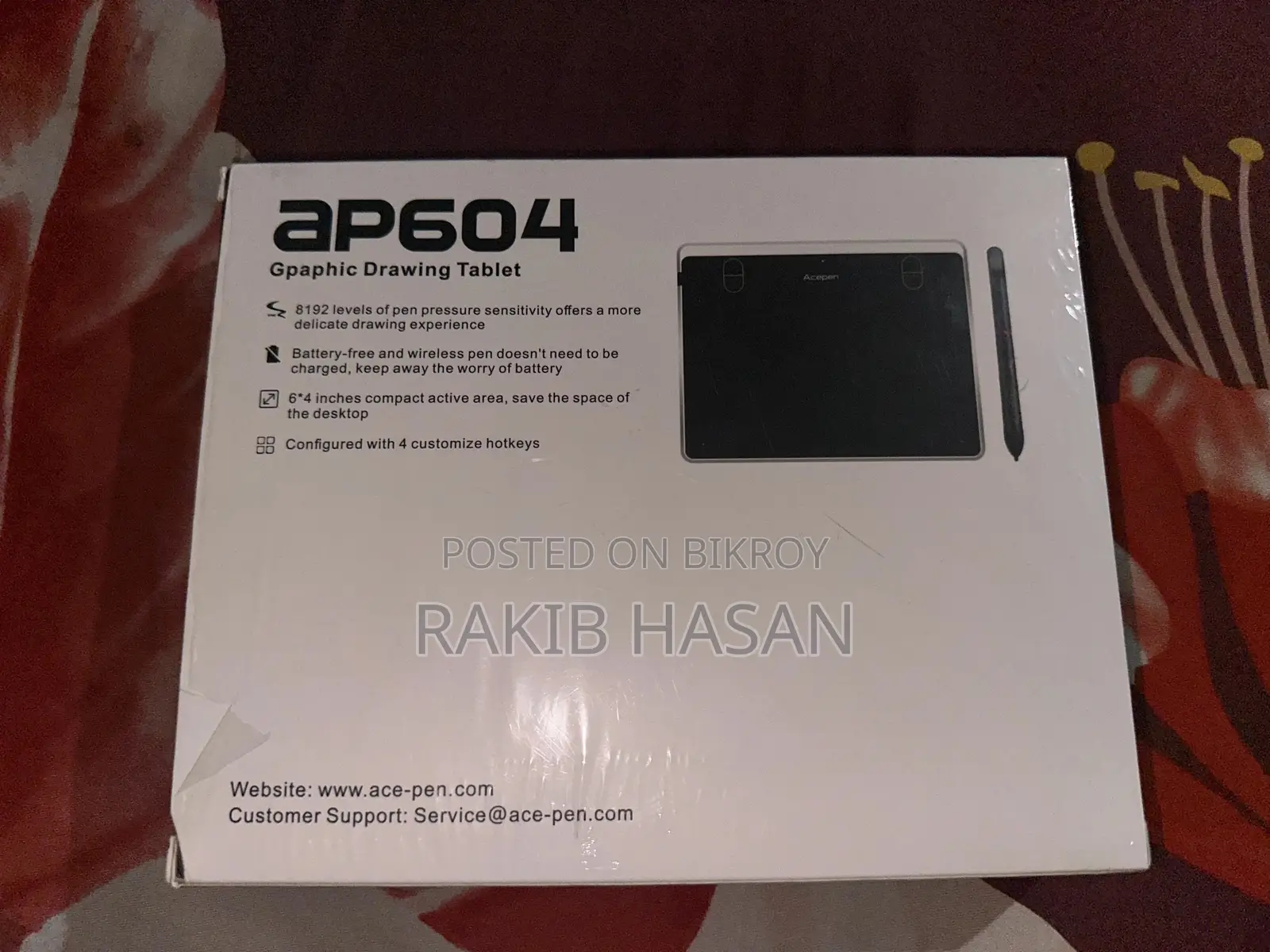 Acepen AP604 Graphics Tablet