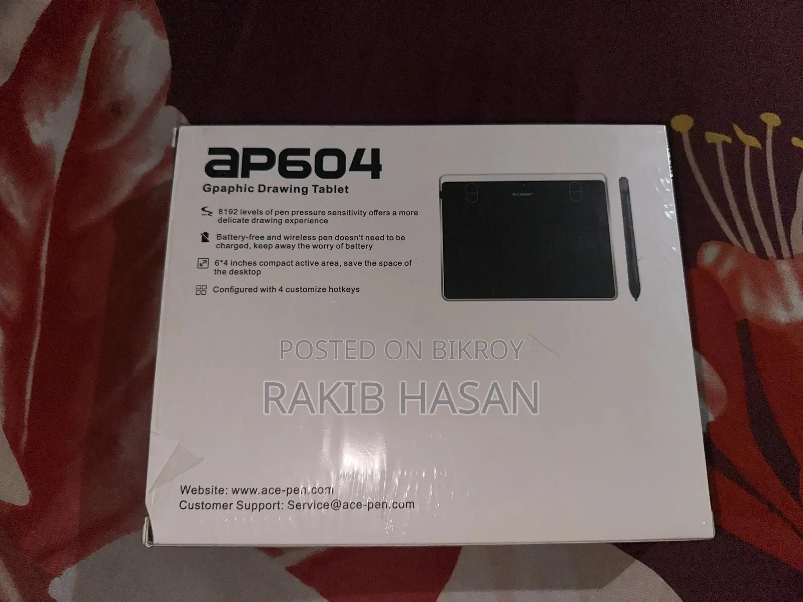 Acepen AP604 Graphics Tablet
