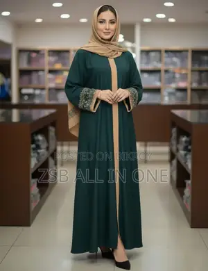 Sneha Embroidery Borka With Hijab