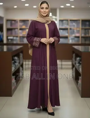 স্নেহা এমব্রয়ডারি বোরকা উইথ হিজাব