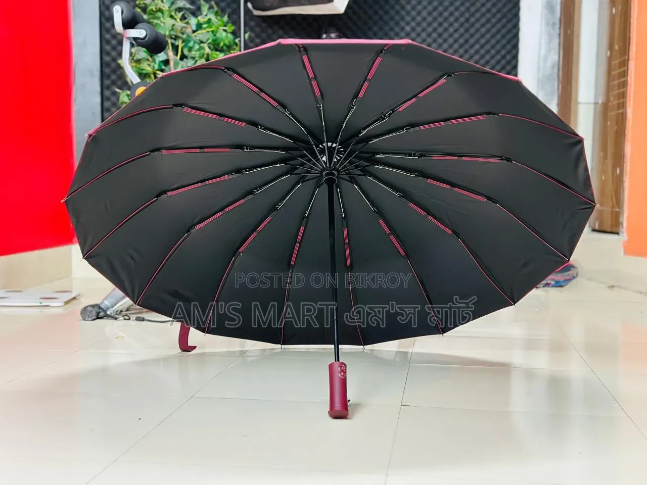 Bmw 16 Ribs Auto Umbrella!