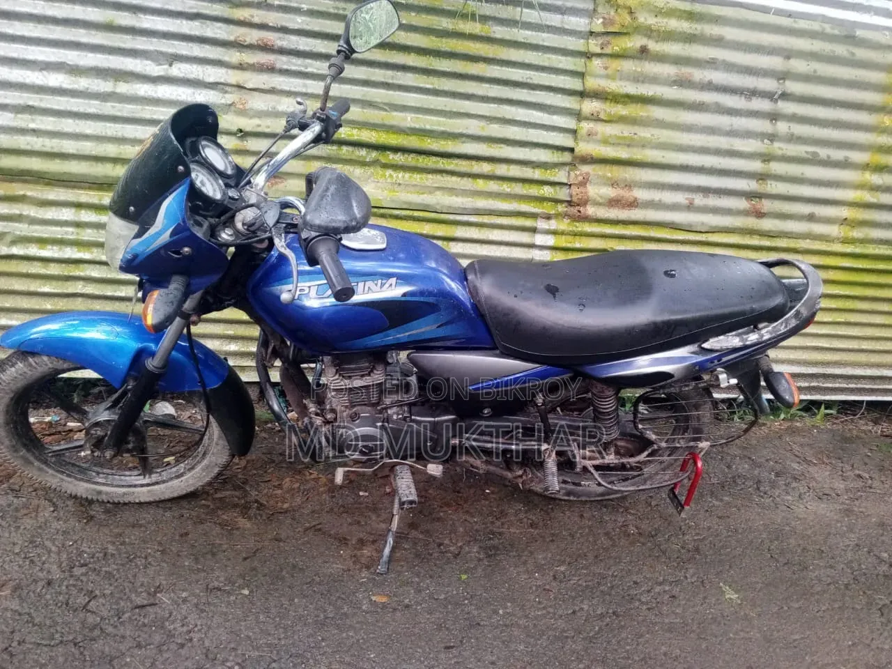 Bajaj Platina 100 2014 Blue