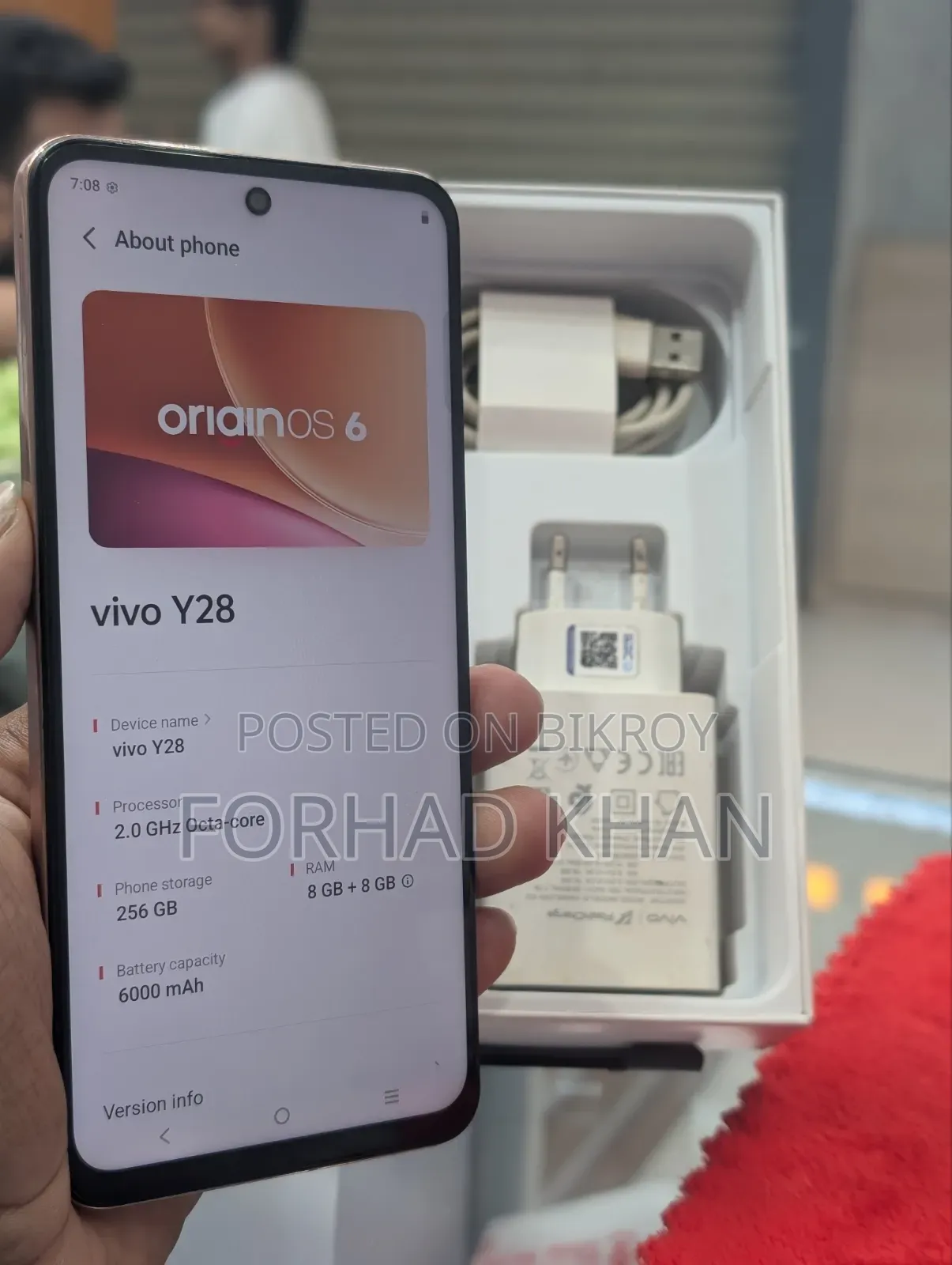Vivo Y28 256 GB Rose Gold