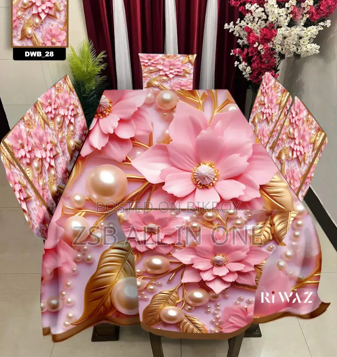 Original 3D Printed Dining Chair Table Cover