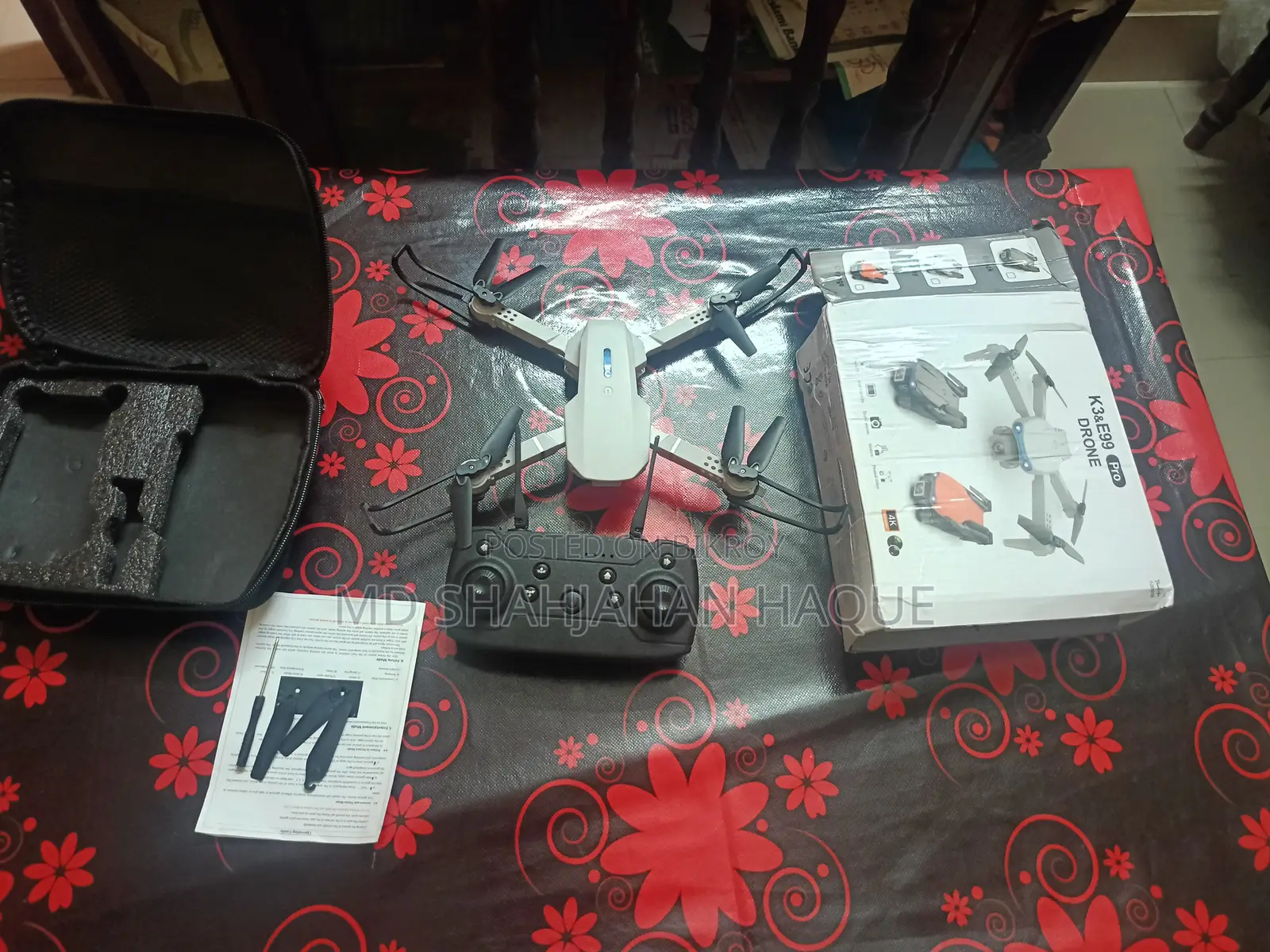 ই৯৯ প্রো ওয়াইফাই এফপিভি ড্রোন (লাইক নিউ)