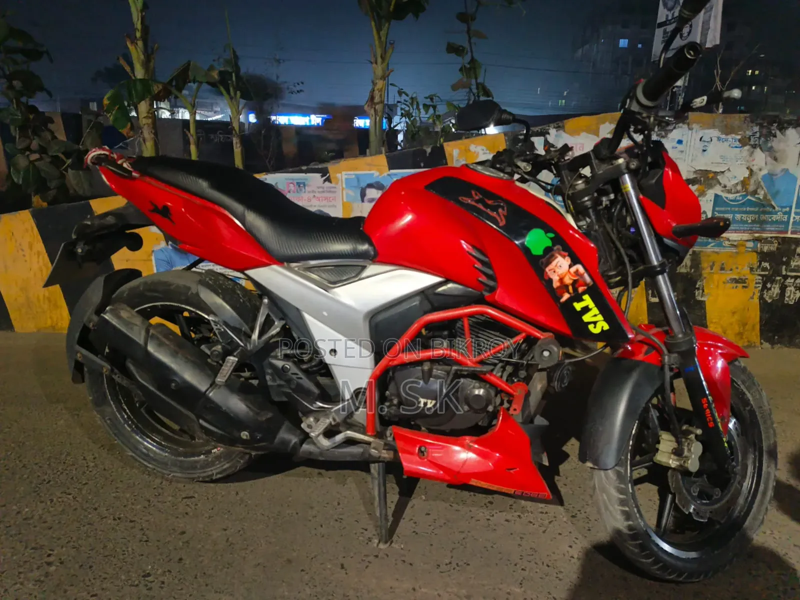 TVS Apache RTR 160 4V 2018 Red