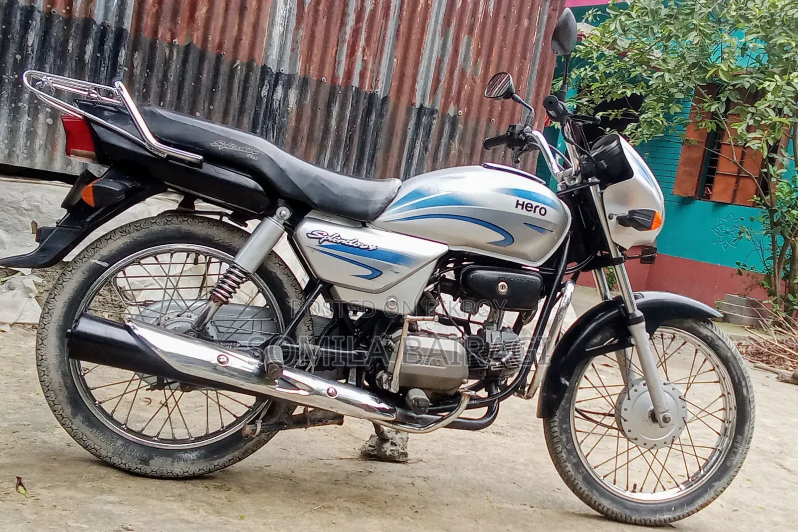 Hero Splendor Plus 2015 Silver
