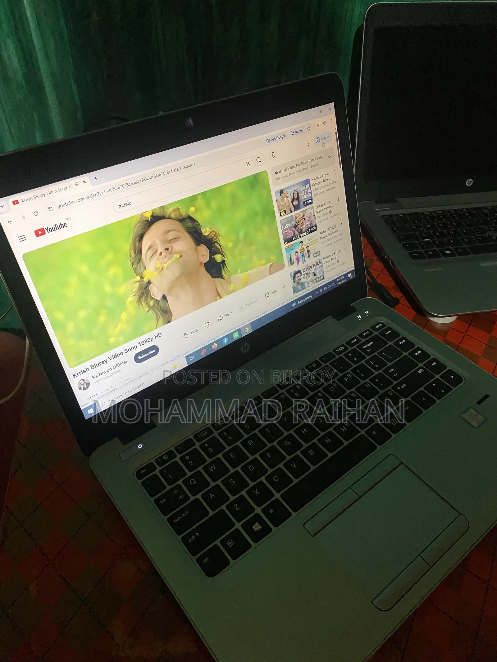 Laptop HP EliteBook 840 G6 8GB Intel Core i5 SSD 256GB