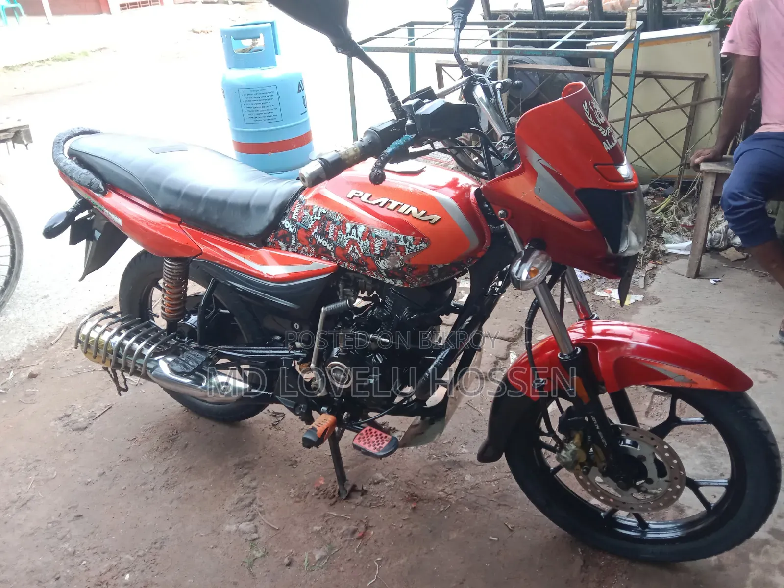 Bajaj Platina 110 2021 Red