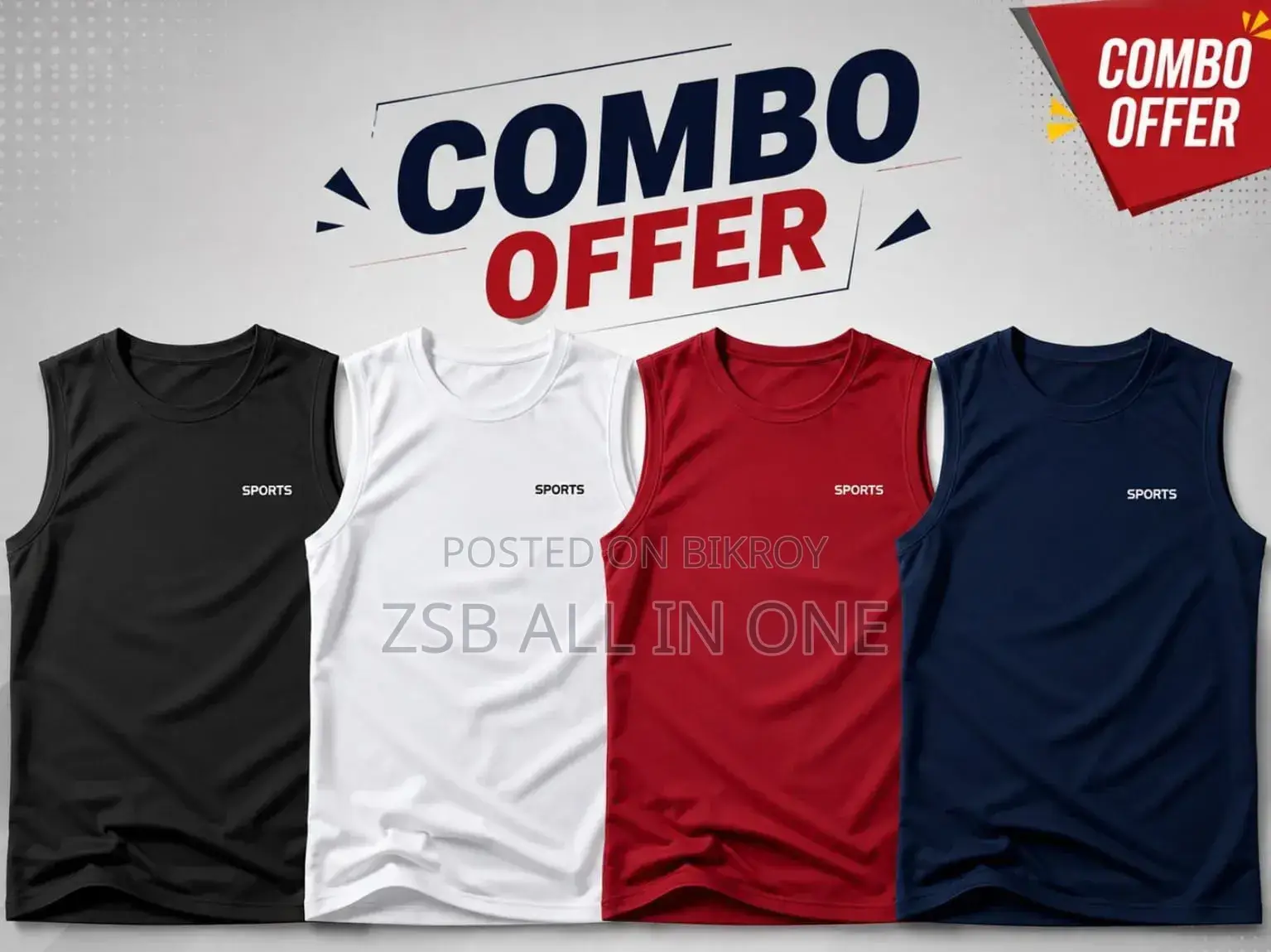 Sports Men's T-Shirt Combo Pack