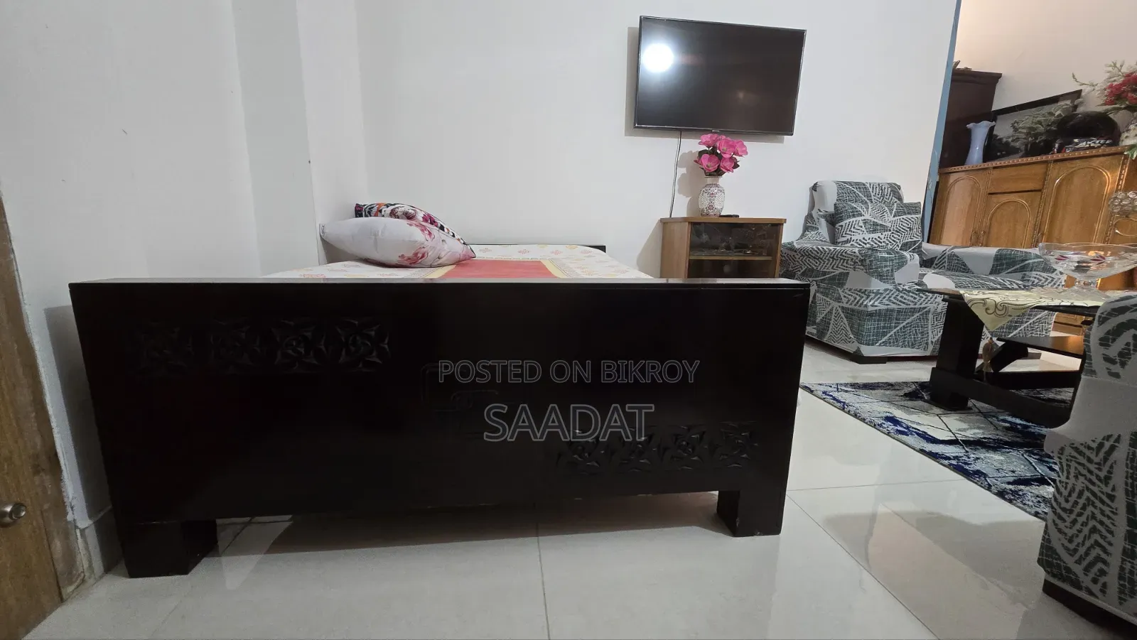Bed with Mattress for Sale